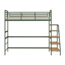 Ver mais imagens de Cama Alta em Ferro Aço Carbono Tubular Teko Casatema MadeiraOriginals Verde/Álamo