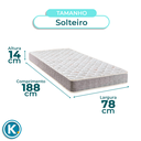 Ver imagem 5 de Cama Box Bau + Colchão Solteiro D23 D23 Inducol