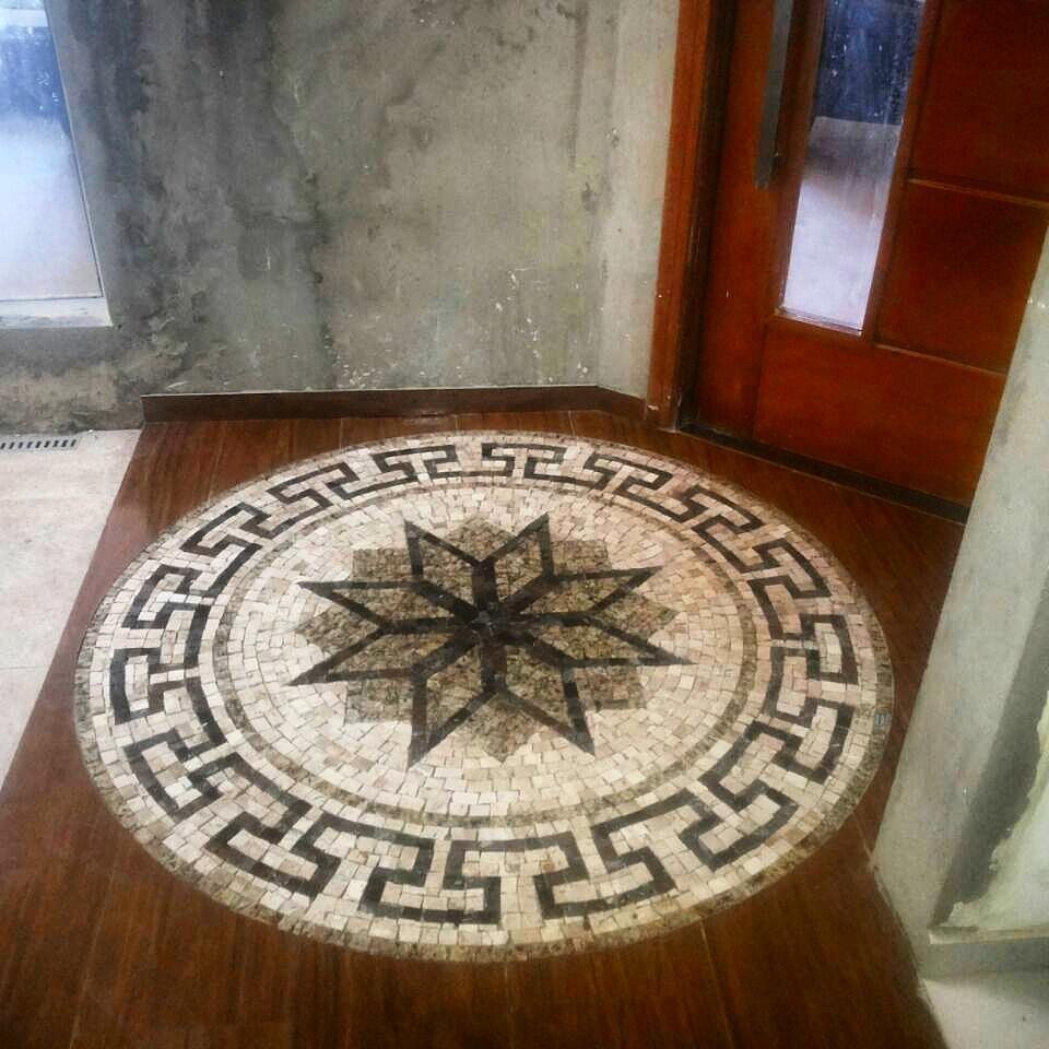 Piso em Mosaico Romano Stella Romana 100cm