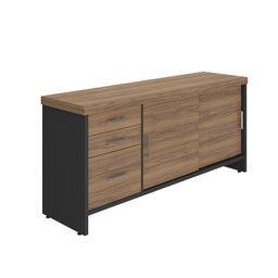 Conjunto Escritório: Mesa Diretor Le 6129 + Balcão 6177 - 7