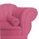 Ver mais imagens de Recamier Decorativo Divã Amsterdã 187cm Lado Esquerdo Veludo Rosa