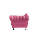 Ver imagem 7 de Recamier Decorativo Divã Amsterdã 187cm Lado Esquerdo Veludo Rosa