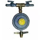 Ver imagem 1 de Regulador Registro De Gás Duplo 2 Saídas (Aliança)