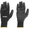 Luva poliéster helanca g preto palma pu ca30909 - Vonder - 1