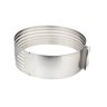 Aro Cortador De Bolos Em Camadas Redondo Ajustavel - Inox - 2
