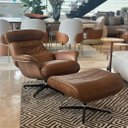 Ver imagem 3 de Poltrona Paige em Couro Pinhão Fosco