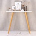 Ver imagem 2 de Aparador Sala Buffet Retro Pés Madeira Decoração Cantinho do Café Branco