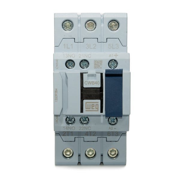 Contator Weg CWB40 220Vac 40A 1NA+1NF - 2