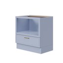 Ver imagem 4 de Balcão Planejado com Nicho para Forno sem Tampo Marselha CabeCasa MadeiraOriginals Azul/Sereno