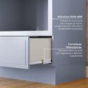 Ver imagem 7 de Balcão Planejado com Nicho para Forno sem Tampo Marselha CabeCasa MadeiraOriginals Azul/Sereno