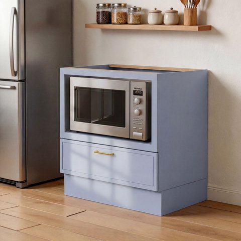 Balcão com Nicho para Forno sem Tampo Marselha CabeCasa MadeiraOriginals