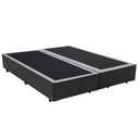 Ver imagem 6 de Base Box King Bipartido Homequeen Sintético Cinza 40x193x203