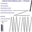Ver imagem 2 de Conjunto de Varetas para Barraca Luna 7 Pessoas Mor