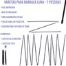 Conjunto de Varetas para Barraca Luna 7 Pessoas Mor - 2