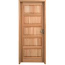Ver imagem 3 de Kit Porta Pronta Maciça de Eucalipto 214x89x14cm PP01 Abertura Esquerda Cruzeiro Portas