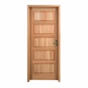 Ver imagem 1 de Kit Porta Pronta Maciça de Eucalipto 214x89x14cm PP01 Abertura Esquerda Cruzeiro Portas