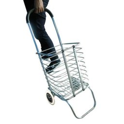 Carrinho De Feira Dobrável Alumínio Portátil Supermercado - 3