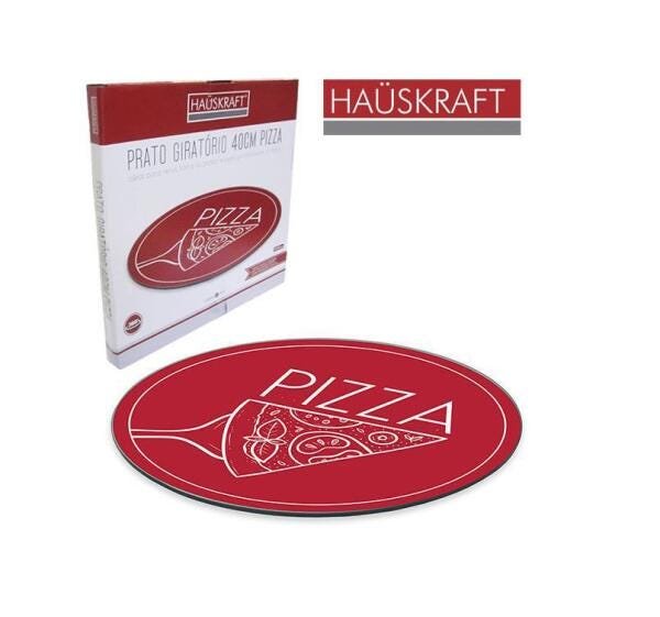 Prato Para Pizza De Vidro Giratorio Hauskraft 40Cm De Ø - 1