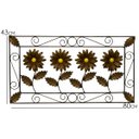 Ver imagem 4 de Quadro Decorativo Rustico de Ferro com Flores para Parede Colonial Libertas Rosas Artesanato Margari