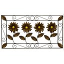 Ver imagem 3 de Quadro Decorativo Rustico de Ferro com Flores para Parede Colonial Libertas Rosas Artesanato Margari