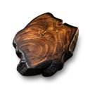 Ver imagem 5 de Tábua de Corte Orgânica Shou Sugi Ban Premium Luxo Artesanal:62x40x7cm