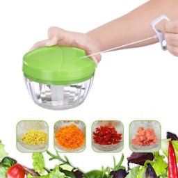 Mini Processador Alimentos Manual 3 Lâminas Triturador - 4