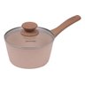 Panela Caçarola Rosa 16cm Indução Cerâmico 4mm Style Cook - 1