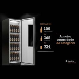 Cervejeira Beer Maxx 300 Edição Especial Azul Metalfrio Beer Maxx 300 220v AZUL - 2