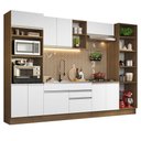 Ver imagem 3 de Armário de Cozinha Completa 330cm Rustic/Branco Glamy Madesa 03