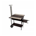 Ver imagem 1 de Fogão a Lenha de Ferro Fundido Chaminé, Pedra e Carrinho