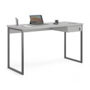Ver imagem 1 de Mesa Home Office Escrivaninha Industriale 1,20 Cinza com Gaveteiro