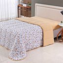 Ver imagem 1 de Edredom Coberdrom Sonho Bom Solteiro em Malha - Amarelo - 100% Algodão