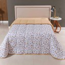 Ver imagem 2 de Edredom Coberdrom Sonho Bom Solteiro em Malha - Amarelo - 100% Algodão