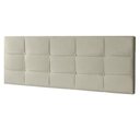 Ver imagem 6 de Kit Painel e Calçadeira Baú Queen 1,60m Roma Suede Bege - Pallazio