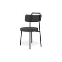 Ver imagem 5 de Kit 6 Cadeiras Ster Sala de Jantar com Acabamento em Linho Grafite - Belliv Decor