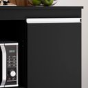 Ver imagem 3 de Balcão para Cooktop Carla 1 Porta Preto Ajl