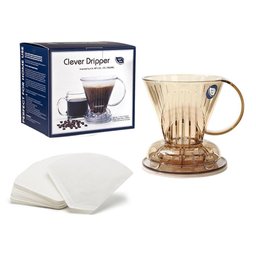 Clever - Suporte P/ Filtrar Café com Filtro - Marrom - 2