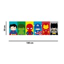 Ver imagem 2 de Painel Adesivo Super Heróis Decoração Quarto Menino Kanto Store Adesivo de Parede