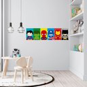 Ver imagem 3 de Painel Adesivo Super Heróis Decoração Quarto Menino Kanto Store Adesivo de Parede