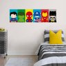 Painel Adesivo Super Heróis Decoração Quarto Menino Kanto Store Adesivo de Parede - 4