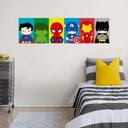 Ver imagem 4 de Painel Adesivo Super Heróis Decoração Quarto Menino Kanto Store Adesivo de Parede