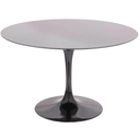 Ver imagem 1 de Mesa de Jantar Tulipa Saarinen Redonda 100 Cm Tampo Laqueado Linn Design Decor Preto