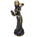 Ver imagem 2 de Oxum Orixá Bronze Dourado Imagem Estátua Umbanda Candomblé