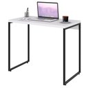 Ver imagem 1 de Mesa de Escritório Escrivaninha 90cm Dynamica Industrial C08 Branco Chess - Mpozenato