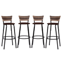 Ver imagem 1 de Kit 4 Bancos para Bancada Banqueta Alta Cappuccino Balcão Cozinha Bistrô Área Gourmet Churrasqueira