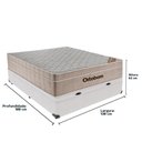 Ver imagem 5 de Cama Box + Colchão Casal Ortobom Airtech Spring Pocket 138x188 Branco