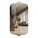 Ver imagem 2 de Espelho para Salão de Beleza Grande 60x110cm - Modelo Bali Caramelo