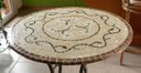 Ver imagem 1 de Mesa em Mosaico Floral Rosone Fiorellini Veronesi I- Somente o Tampo 100cm