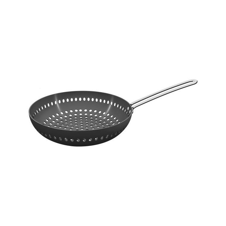 Grelha Tramontina Wok Furada Para Legumes Com Cabo