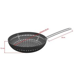 Grelha Tramontina Wok Furada Para Legumes Com Cabo - 2